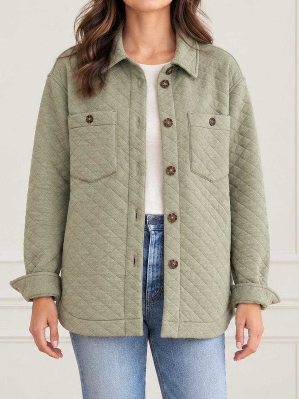 Marine Layer Corbet Quilted Shacket